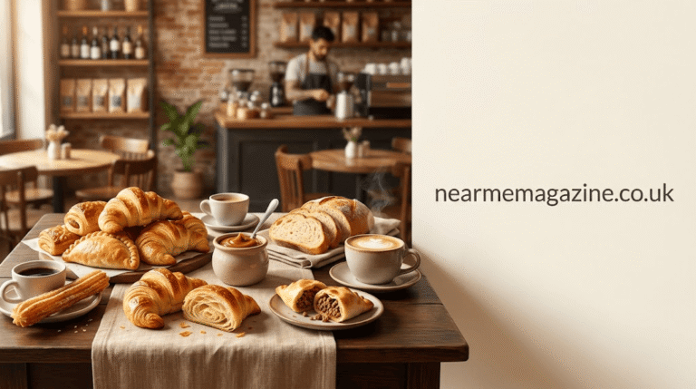 Best Argentine Breakfast Near Me with fresh medialunas, facturas, pastries, coffee, and dulce de leche
